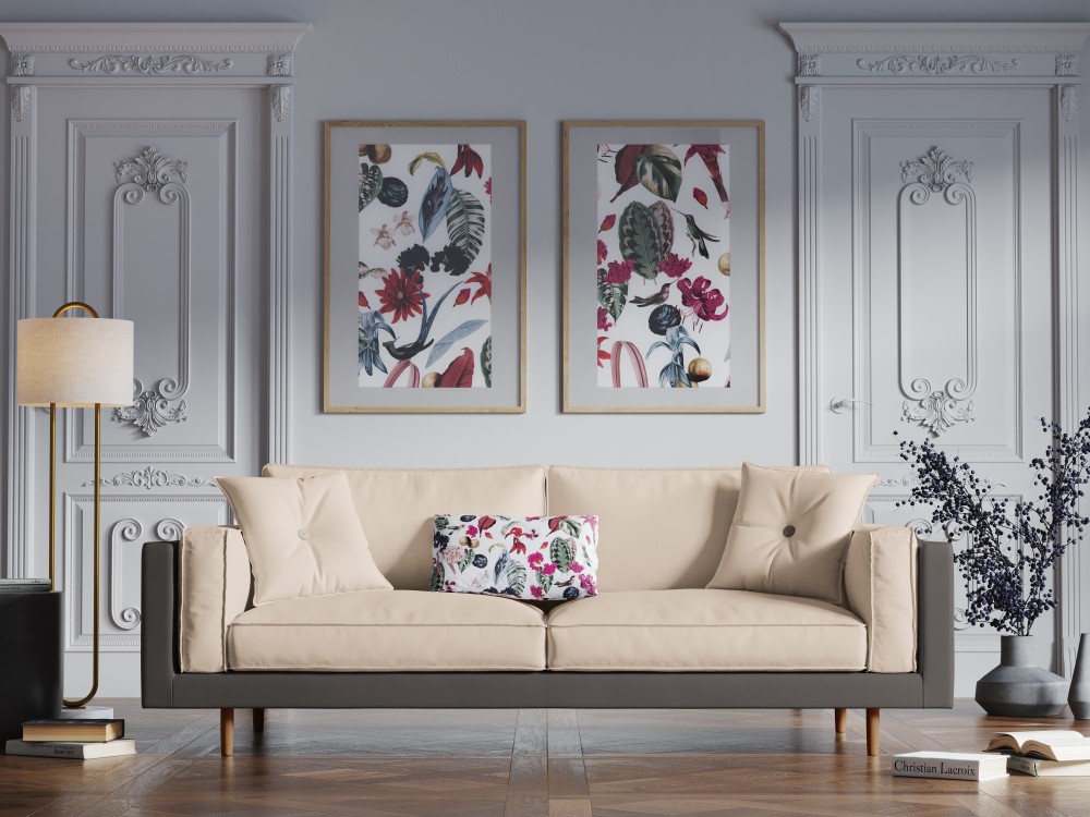 CXL by Christian Lacroix: Christian - sofa 3 sitze