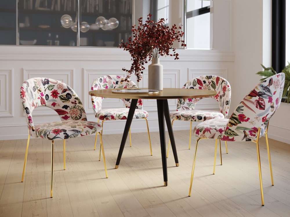 CXL by Christian Lacroix: Krzesło, "Lotus", 1 Miejsce, 51x60x82
Wyprodukowano w Europie - krzesło