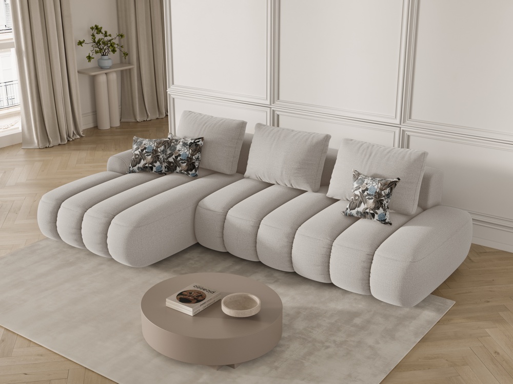 CXL by Christian Lacroix: Simona - corner sofa with bed function and box 4 seats