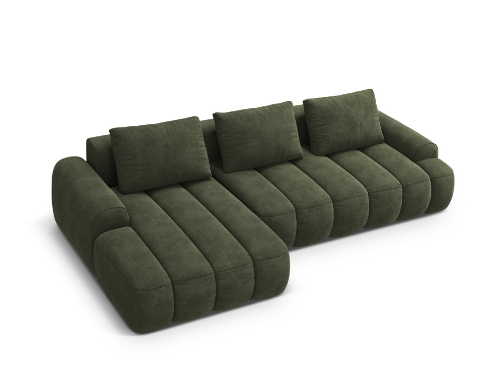 CXL by Christian Lacroix Simona, corner sofa with bed function and box 3 seats