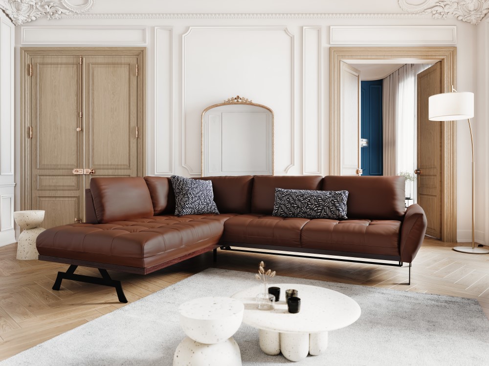 CXL by Christian Lacroix: Corner Sofa, "Olivier", 5 Seats, 262x204x87
Made in Europe - corner sofa 5 seats