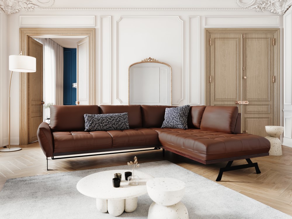 CXL by Christian Lacroix: Corner Sofa, "Olivier", 5 Seats, 262x204x87
Made in Europe - corner sofa 5 seats